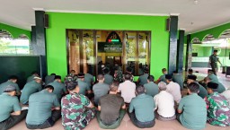Kodim 0816/Sidoarjo Menggelar Doa Bersama dalam Rangka Hari Juang TNI AD ke 78 Tahun 2023