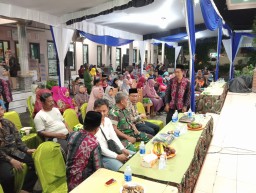 Danramil 0816/14 Taman Hadiri Ruwat Desa Gilang 2024 dan Pagelaran Wayang Kulit Bersama Dalang Ki Blego Ardianto