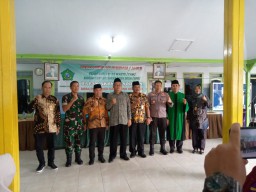 Personil Koramil Jabon Ikut Serta dalam Pelantikan BPD Desa Panggreh, Serma Dwi Suparyanto Menyampaikan Selamat dan Harapan"
