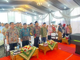Babinsa Peltu Marjuki Mewakili Danramil Hadiri Peletakan Batu Pertama Pembangunan Gedung Al-Quds RSU 'Aisyiyah Siti Fatimah