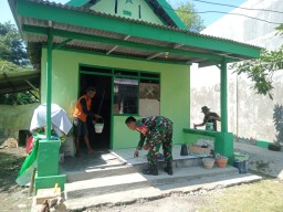 Program Rehabilitasi RTLH Koramil 0816/15 Sukodono Capai 80 Persen