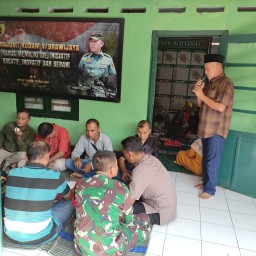 Anggota Koramil 0816/05 ~ Silaturahmi dan Halal Bihalal Serta Pelepasan Purnawirawan Peltu Marjuki