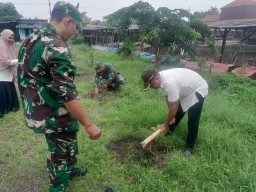 Peduli Kelestarian Alam Dan Lingkungan, Koramil 14 Taman Lakukan Penanaman Pohon