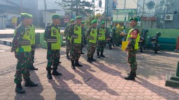 Antisipasi & Kesiapsiagaan Jaga Siskamtibmas Wilayah, Personil Koramil 0816/05 Tulangan Apel Siaga Hari Buruh Internasional