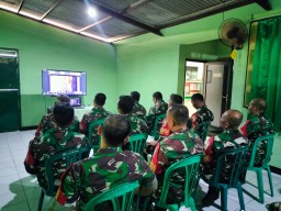 Koramil 0816/15 Sukodono Ikuti Vicon Training Of Trainers (TOT) Gerakan Antisipasi Darurat Pangan Nasional 2024