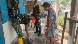 Kemanusiaan Terus Berkobar, Satgas TMMD 120 Kodim 0816/Sidoarjo Rampungkan Renovasi Rumah Layak Huni di Desa Penambangan