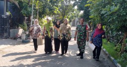 Babinsa Boro Sertu CaTur W.S Menghadiri Giat Pendampingan Lomba Tingkat RT