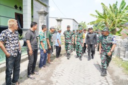 TMMD ke-120 Kodim 0816/Sidoarjo Tahun 2024 ditinjau oleh Tim Wasev Mabes TNI AD