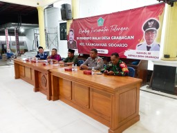 Serka Sentot Babinsa Koramil 05/Tulangan Menghadiri Rapat Koordinasi TPST Desa Binaan