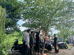 Babinsa Koramil 0816/06 Tanggulangin dan Warga Bersatu dalam Kegiatan tradisi PSHT Kalitengah