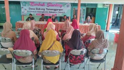 Peran Aktif Babinsa dalam Rembuk Stunting di Desa Bakung Temenggungan