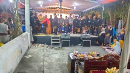 Kolaboratif Komandan Rayon Militer 0816/05 Kapten Inf Moh Said Bersama Kapolsek Tulangan Hadiri Haul Sesepuh Di Pemdes Kedondong