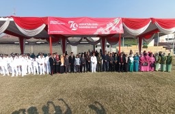 Danramil 0816/05 Beserta Seluruh Babinsa Hadiri Upacara Peringatan Detik-detik Proklamasi Kemerdekaan RI ke-79 di Kecamatan Tulangan