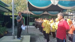 Olahraga Bersama Harkamtibnas Pilkada Damai Diwilayah Kodim 0816/Sidoarjo