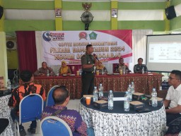 Koramil 0816/01 Sidoarjo Gelar coffee morning membangun Keamanan dan Ketertiban jelang Pilkada 2024.