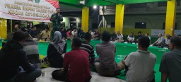 Cangkrukan Hankamtibmas Pilkada Damai Koramil 0816/01 Sidoarjo jelang Pilkada 2024