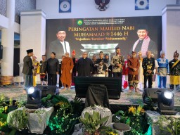 Danramil 0816/13 Wonoayu Hadiri Peringatan Maulid Nabi Muhammad SAW di Pesantren Ahlus-Shafa Wal-Wafa, Simoketawang