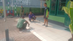 Pembenahan Pangkalan Koramil 0816/05 Tulangan untuk Pelayanan Optimal