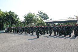 Kodim 0816/Sidoarjo Gelar Upacara Peringatan HUT ke-79 TNI dengan Khidmat
