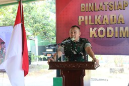 Dandim 0816/Sidoarjo Pimpin Pembukaan Binlatsiap Apkowil untuk Mendukung Pilkada Damai 2024