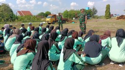 Koramil 0816/07 Krembung Tanamkan Jiwa Kepemimpinan dan Kedisiplinan pada Siswa SMKI Melalui LDKS
