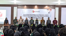 Babinsa Koramil 0816/06 Tanggulangin Hadiri Pembekalan dan Pelantikan Pengawas TPS, Siap Kawal Pilkada 2024