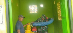 Babinsa Koramil 0816/13 Wonoayu Bersama Poktan Tani Makmur 2 Tinjau Rumah Pompa Air Bantuan IRPOM Dinas Pertanian