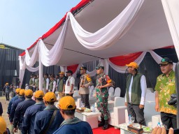 Dandim 0816/Sidoarjo Ikuti Apel Kesiapan Distribusi Logistik Pilkada 2024