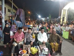 Babinsa Koramil 0816/13 Wonoayu Hadiri Pengajian Akbar Sambut Maulid Nabi Muhammad SAW di Desa Wonokasian