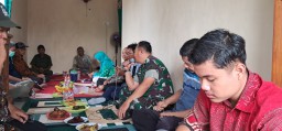 Mewakili Danramil-Babinsa Koramil 0816/05 Tulangan Hadiri Forum Rembug Tani dan Penyuluhan dari PPL Dinas Pertanian