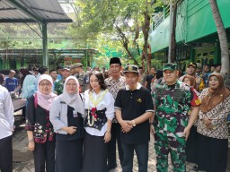 Dandim 0816/Sidoarjo Dampingi Kunjungan Ibu Zita Anjani ke SPPG Kodim 0816/Sidoarjo: Wujud Komitmen untuk Gizi Anak Bangsa
