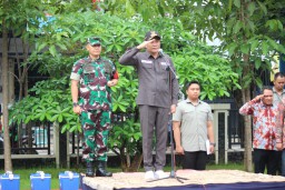 Sinergi Demi Ternak Sehat, Dandim 0816/Sidoarjo Hadiri Apel Siaga Penanggulangan PMK di Sukodono