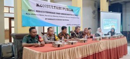 Babinsa Koramil 0816/13 Wonoayu Hadiri Konsultasi Publik Amdal Perumahan Taman Anggun Sejahtera 8 Tahap 2 di Desa Jimbaran Wetan