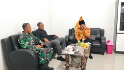 Danramil 0816/10 Balongbendo Hadiri Ruwatan Desa Gagangkepuhsari lewat Pagelaran Wayang Kulit