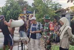 Babinsa Urang Agung Sidoarjo sukseskan program sergab petani.