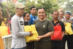 Dandim 0816/Sidoarjo Hadiri Olahraga Bersama HUT Bhayangkara ke-79: Sinergi Forkopimda yang Menguatkan Semangat Kebersamaan untuk Negeri