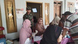 Babinsa Koramil 0816/13 Wonoayu Peduli Kesehatan Masyarakat, Dampingi Posyandu untuk Lansia dan Balita
