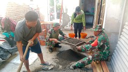 Babinsa Watu Golong Turun Langsung Dampingi Pembongkaran RTLH: TNI Hadir Wujudkan Harapan Rakyat