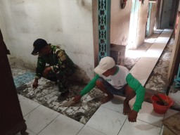 Bersama Rakyat, TNI Wujudkan Harapan : 10 Rumah RTLH di Balongbendo Tunjukkan Progres Signifikan