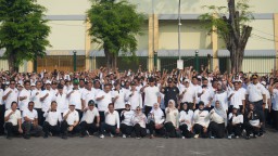 Apel Akbar Pengerahan Calon PPPK Paruh Waktu 2025 di GOR Delta: Semangat Baru untuk Mewujudkan Aparatur Profesional dan Berdedikasi