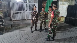 Patroli Malam Babinsa Tulangan Bersama Banser dan Warga Desa Kepuhkemiri: Wujud Sinergi Demi Lingkungan Aman dan Kondusif