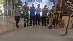 Danramil 0816/01 Sidoarjo Hadiri Pembukaan Sekolah Lapang Gempa Bumi Provinsi Jawa Timur Tahun 2025