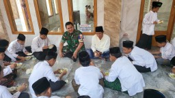 Sentuhan TMMD, Jiwa Cinta Tanah Air Tertanam di Ponpes Torriqussalam