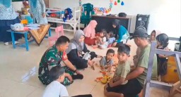 Babinsa Koramil 0816/10 Balongbendo Dampingi Kegiatan Posyandu di Desa Swaluh: Wujud Kepedulian TNI terhadap Kesehatan Masyarakat