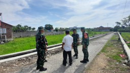 Pastikan Progres, Pabandya Bakti TNI Siterdam V/Brawijaya Tinjau Pelaksanaan TMMD ke-126 di Desa Kedondong