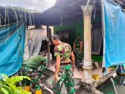 Bukti Kemanunggalan: TMMD Sidoarjo Selesaikan Rehab Rumah Warga