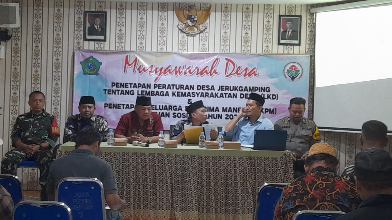 Musyawarah Desa Jeruk Gamping Tetapkan LKD dan KPM Bantuan Sosial TA 2026