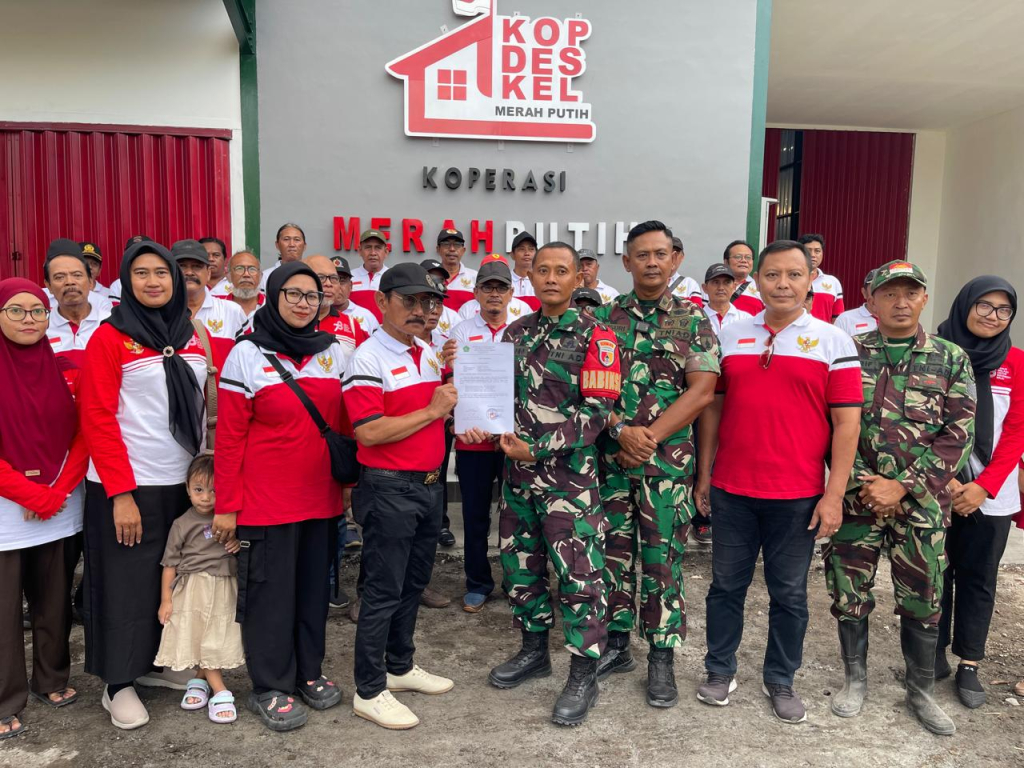 Pembangunan Koperasi Merah Putih di desa Rangkah Kidul selesai 100 % tepat waktu.