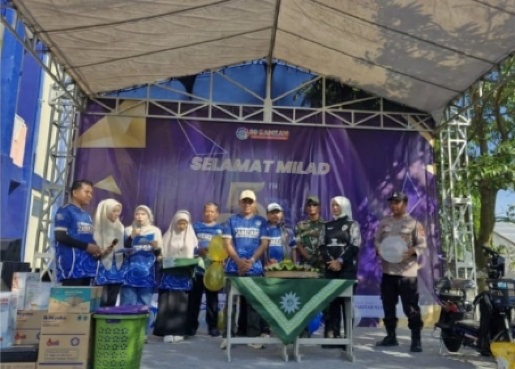 Milad ke-5 SD Muhammadiyah 4 Zam Zam, Babinsa Sukodono Hadir Hangat Perkuat Sinergi dan Semangat