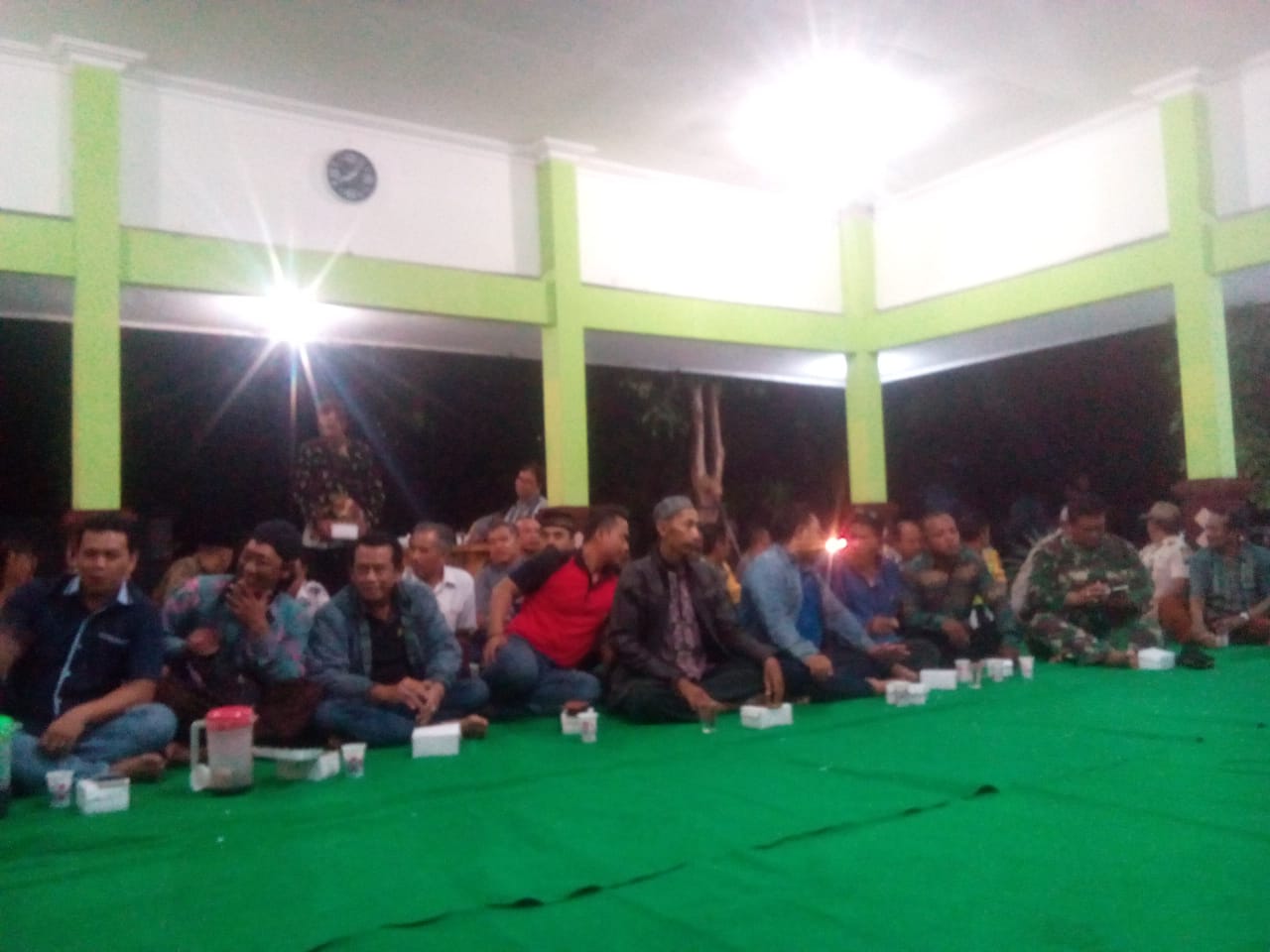 Anggota Ramil 07 Hadiri Cangkruan bersama Kec. Krembung